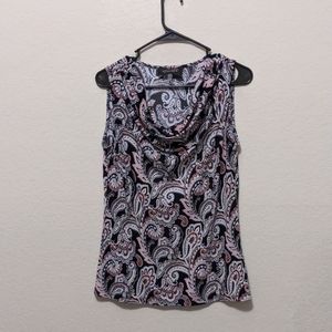 Black and pink blouse